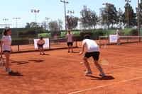 Small josep peloteando con alex baja
